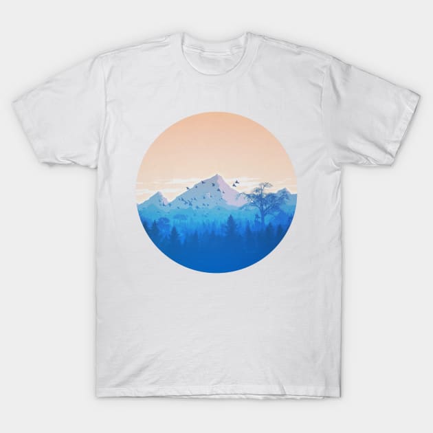 Blue Adventurer T-Shirt by PH-Design